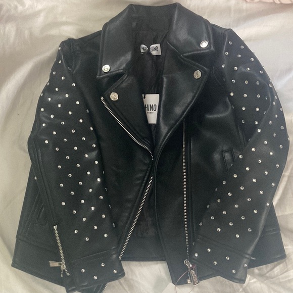 Moschino leather jacket nwt - Picture 1 of 8